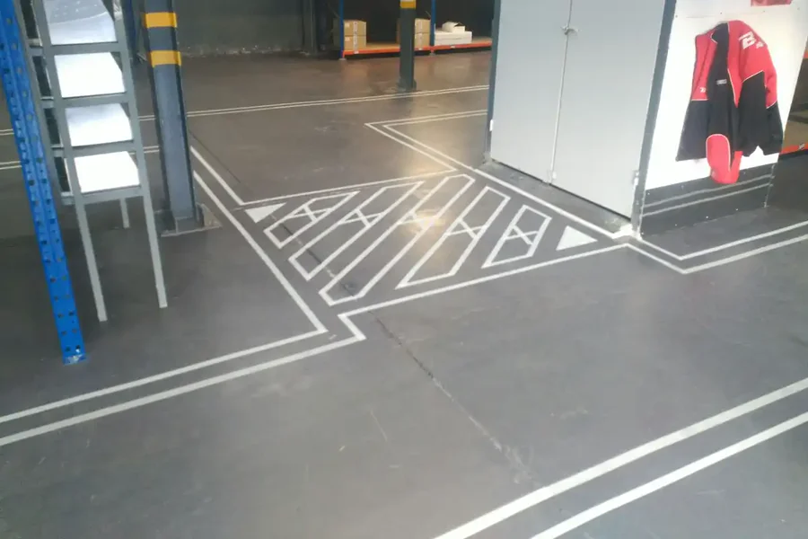 Pavimento impreso tratado